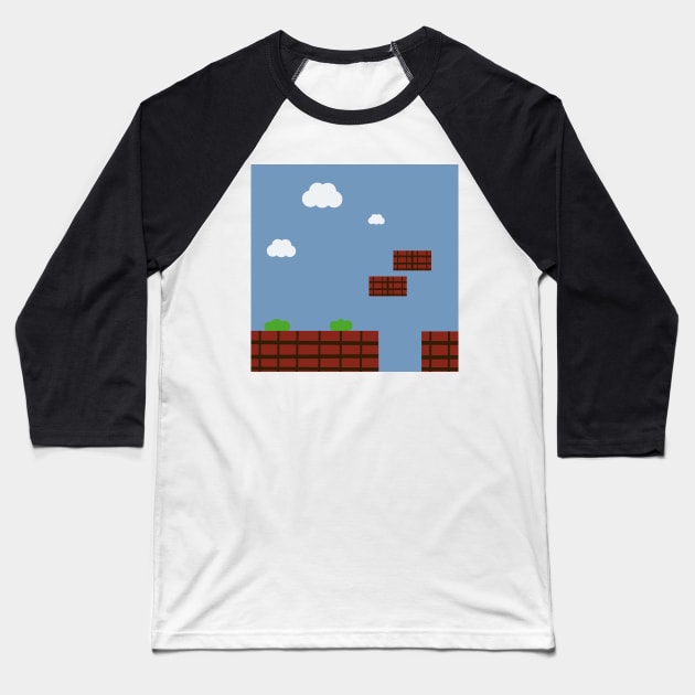 Bricks in the sky Baseball T-Shirt by Clarmeleon